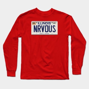 Ferris Bueller's Day Off - NRVOUS Ferrari Licence Plate Long Sleeve T-Shirt